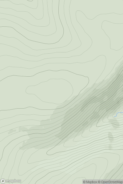 Thumbnail image for Watch Law [The River Tweed to the English Border] showing contour plot for surrounding peak